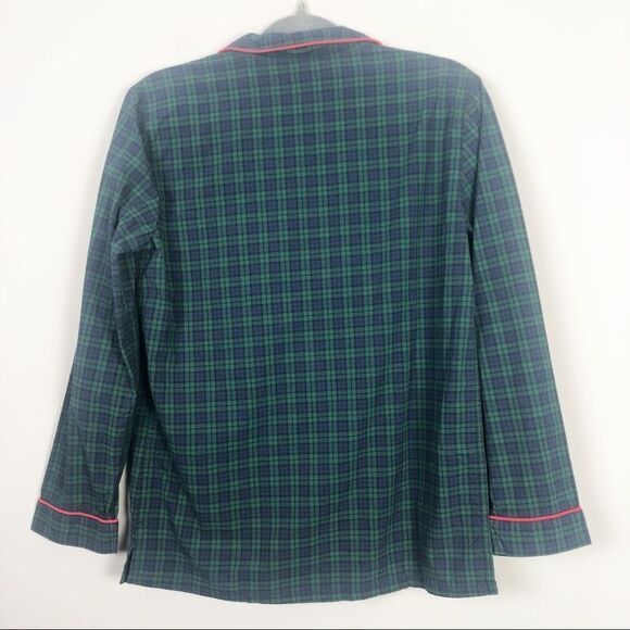 VINEYARD VINES | Plaid Pajama Top Green Blue Red Women’s Size X-Small - Picture 5 of 5